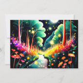 カスタムお洒落蛍ベイビーシャワー 招待状 (裏面)