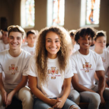 カスタムお洒落Cross Tee Church & Youth Group