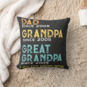 カスタムお父さん保にはIが贈り物を クッション (ブランケット)