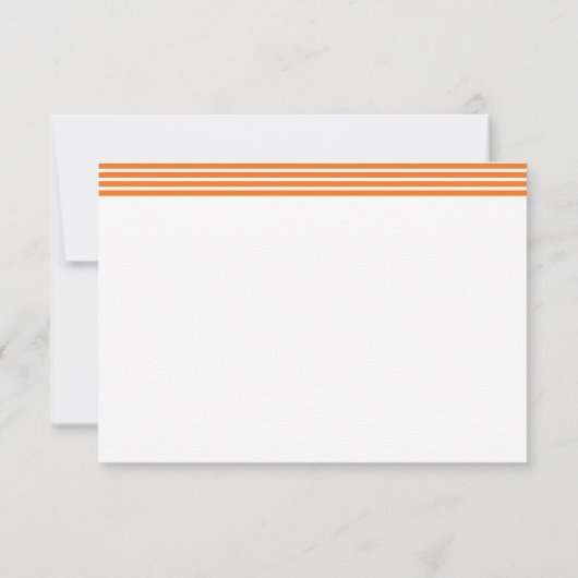 カスタムお礼クールモダンはっきりした名 サンキューカード (裏面)