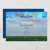 カスタムお祝いオブライフ招待状 招待状 (正面/裏面)