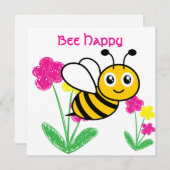 カスタムかわいいビー幸せ シーズンカード (正面/裏面)