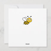 カスタムかわいいビー幸せ シーズンカード (裏面)