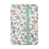 カスタムかわいい動物キッズルームデコル バスマット (正面縦)