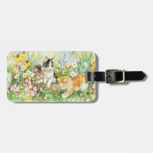 カスタムかわいい子猫のラゲッジタグ ラゲッジタグ