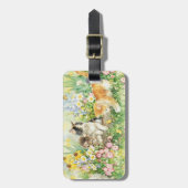 カスタムかわいい子猫のラゲッジタグ ラゲッジタグ (正面縦)