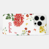 カスタムかわいらし可愛い色の花ガーデンハンドドロー Case-Mate iPhoneケース (裏面 (横))