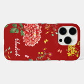 カスタムかわいらし可愛い色の花ガーデンハンドドロー Case-Mate iPhoneケース (裏面 (横))