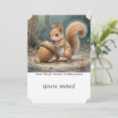 カスタムがん資金集めイベント招待状 招待状 (スタンド正面)