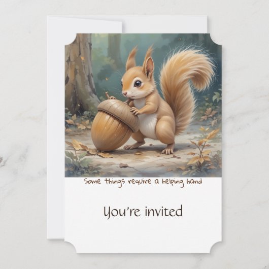 カスタムがん資金集めイベント招待状 招待状 (正面)