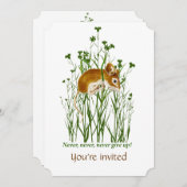 カスタムがん資金集めイベント招待状 招待状 (正面/裏面)