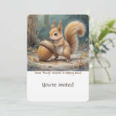 カスタムがん資金集めイベント招待状 招待状 (スタンド正面)