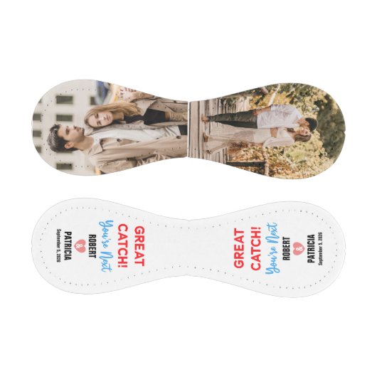 カスタムが次の夫婦の名前と写真を捕まえる 野球ボール (パネル)