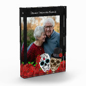 カスタムが死んだ赤いバラの日を死んだ フォトブロック (左)