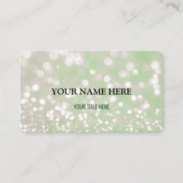 カスタムきらめく《写真》ぼけ味 名刺