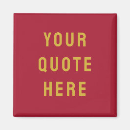 カスタムことわざブルゴーニュパーソナライズされたー引用文 マグネット