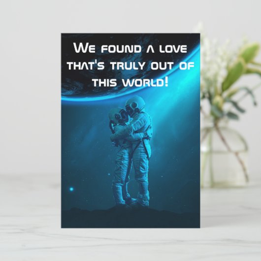 「カスタムこの世から」結婚式招待状 招待状 (スタンド正面)