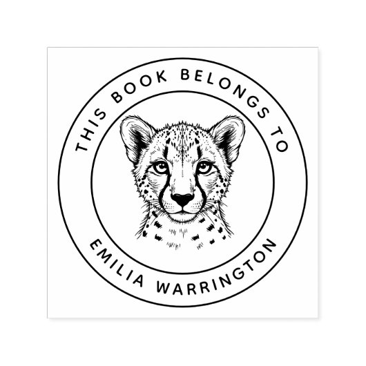 カスタムこの本は子どもの名前だ セルフインキングスタンプ (デザイン)