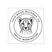 カスタムこの本は子どもの名前だ ラバースタンプ (インプリント)