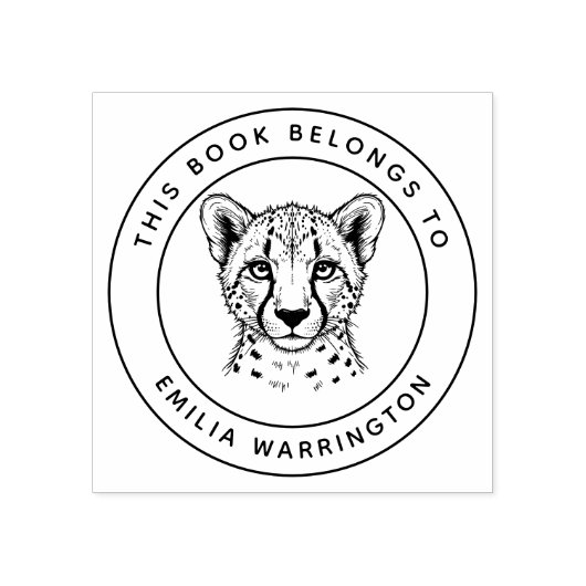 カスタムこの本は子どもの名前だ ラバースタンプ (インプリント)