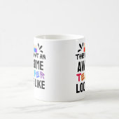 カスタムこれが先生の素晴らし様子 コーヒーマグカップ (中央)