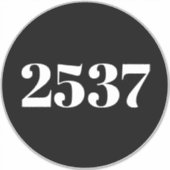 カスタムごみリサイクル缶通り番号住所 シール (正面)