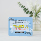 カスタムご救感謝していご注文なさい サンキューカード (スタンド正面)