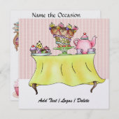 カスタムご注文#2 – 詳細来! 招待状 (正面/裏面)