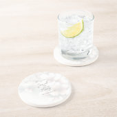 カスタムさくらんぼブロッサム結婚ズ コースター (側面)