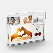 カスタムさくらんぼラブフォトブロック フォトブロック (左)