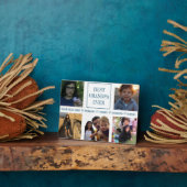 カスタムじいちゃん父の日の写真コラージュ フォトプラーク (側面)