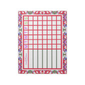 カスタムすてきADHDガールズウーメンズプランナー ノートパッド (回転)