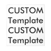 カスタムすべてのページノートブック40ページ5.5" x 6" ノートパッド (正面)