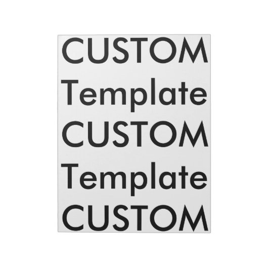 カスタムすべてのページノートブック40ページ8.5"x11" ノートパッド (回転)