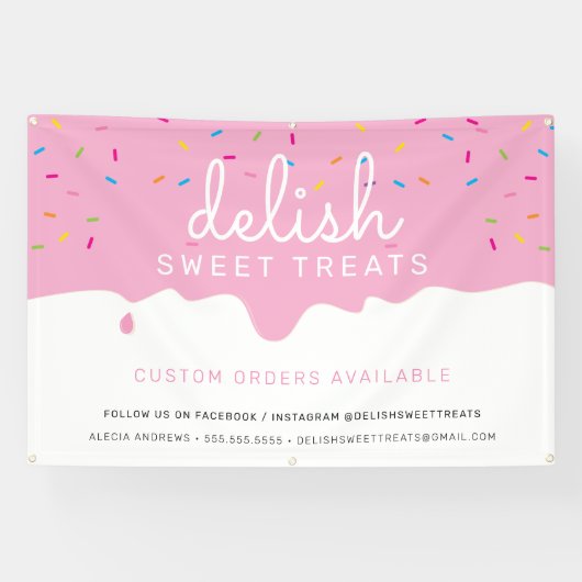 カスタムつや消しドリップカラフル振りかけるバーンパン 横断幕 (横)