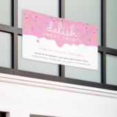 カスタムつや消しドリップカラフル振りかけるバーンパン 横断幕 (ビルの外側)