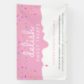 カスタムつや消しドリップカラフル振りかけるバーンパン 横断幕 (縦)