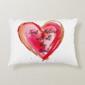 カスタムつや消しポリエステ枕16" x 12" アクセントクッション (正面)