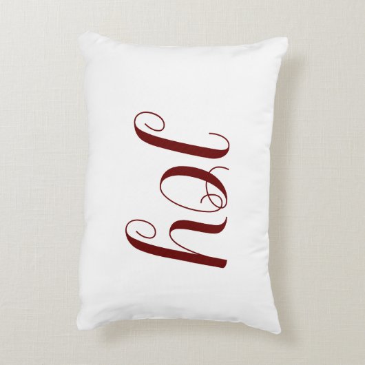 カスタムつや消しポリエステ枕16" x 12" アクセントクッション (裏面(縦))