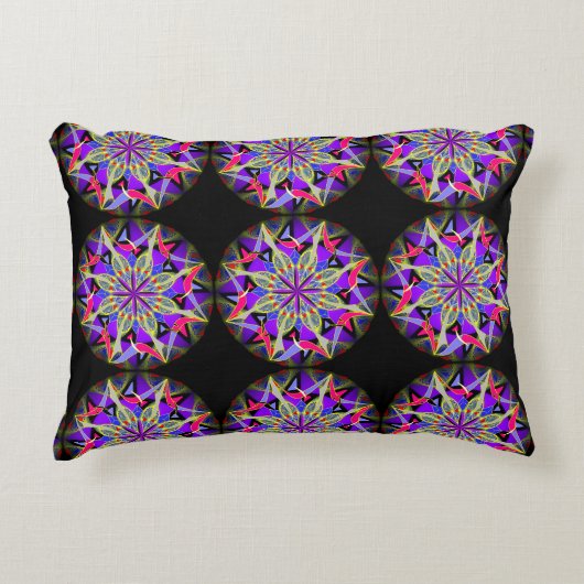 カスタムつや消しポリエステ枕16" x 12" アクセントクッション (正面)