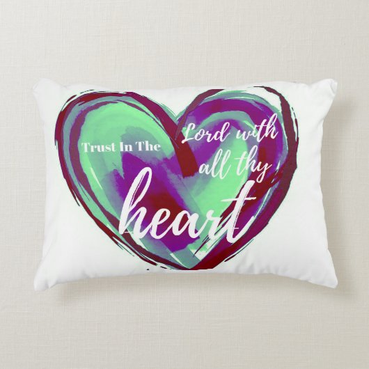 カスタムつや消しポリエステ枕16" x 12" アクセントクッション (正面)