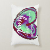 カスタムつや消しポリエステ枕16" x 12" アクセントクッション (正面(垂直))