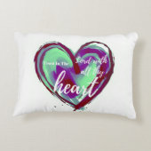 カスタムつや消しポリエステ枕16" x 12" アクセントクッション (裏面)