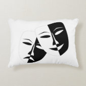 カスタムつや消しポリエステ枕16" x 12" アクセントクッション (正面)