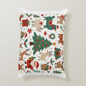 カスタムつや消しポリエステ枕16" x 12" アクセントクッション (裏面(縦))