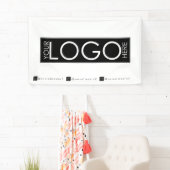 カスタムつるのバナー記号ロゴのソーシャルメディアのアイコン 横断幕 (インサイチュ)