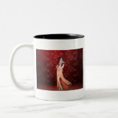 カスタムでおもしろいなドラァグ・クイーン ツートーンマグカップ (左)