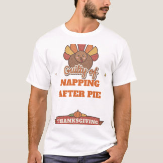 カスタムでおもしろい感謝祭の七面鳥Tシャツ Tシャツ