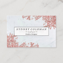 カスタムでエレガントでモダンな花の名刺 名刺