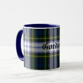 カスタムでクラシックなゴードンの服のタータンチェック格子縞のマグ マグカップ (正面左)